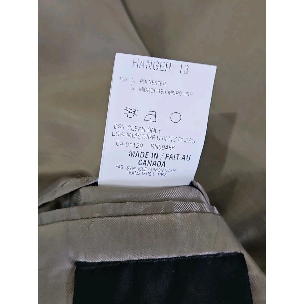 VINTAGE CHAPS Ralph Lauren Men's Blazer Jacket 46R Microfiber Suede - Picture 10 of 14